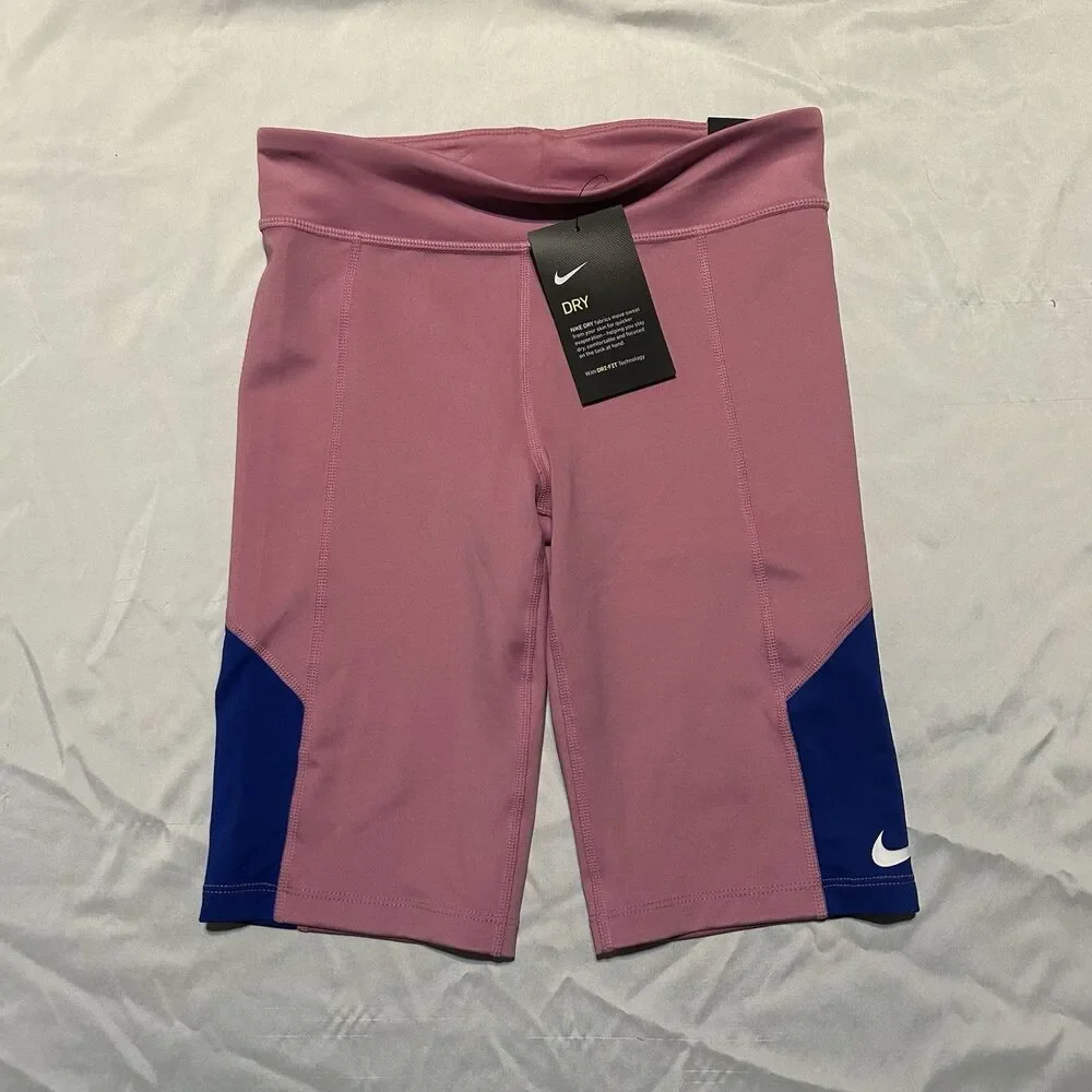 Nike Shorts Girls Large Pink Gym Activewear New